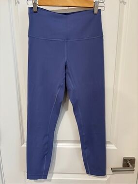 Lululemon Wunder Train High-Rise Pant 25” Water Drop Size 8